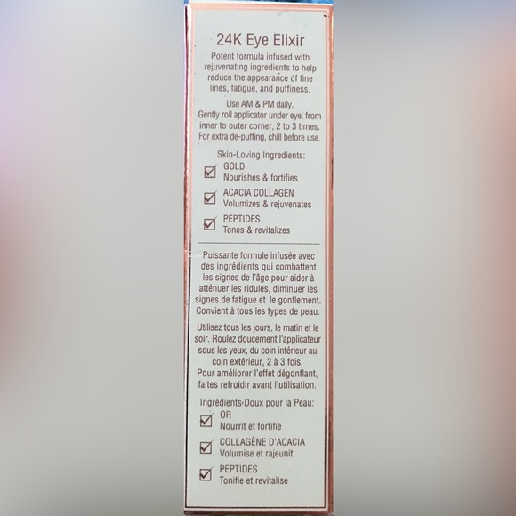*** BRAND NEW IN BOX *** Pixi 24K Eye Elixir, 0.31 OZ - Picture 5 of 6